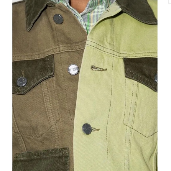 Ganni Colorblock Denim Jacket - Picture 3 of 4